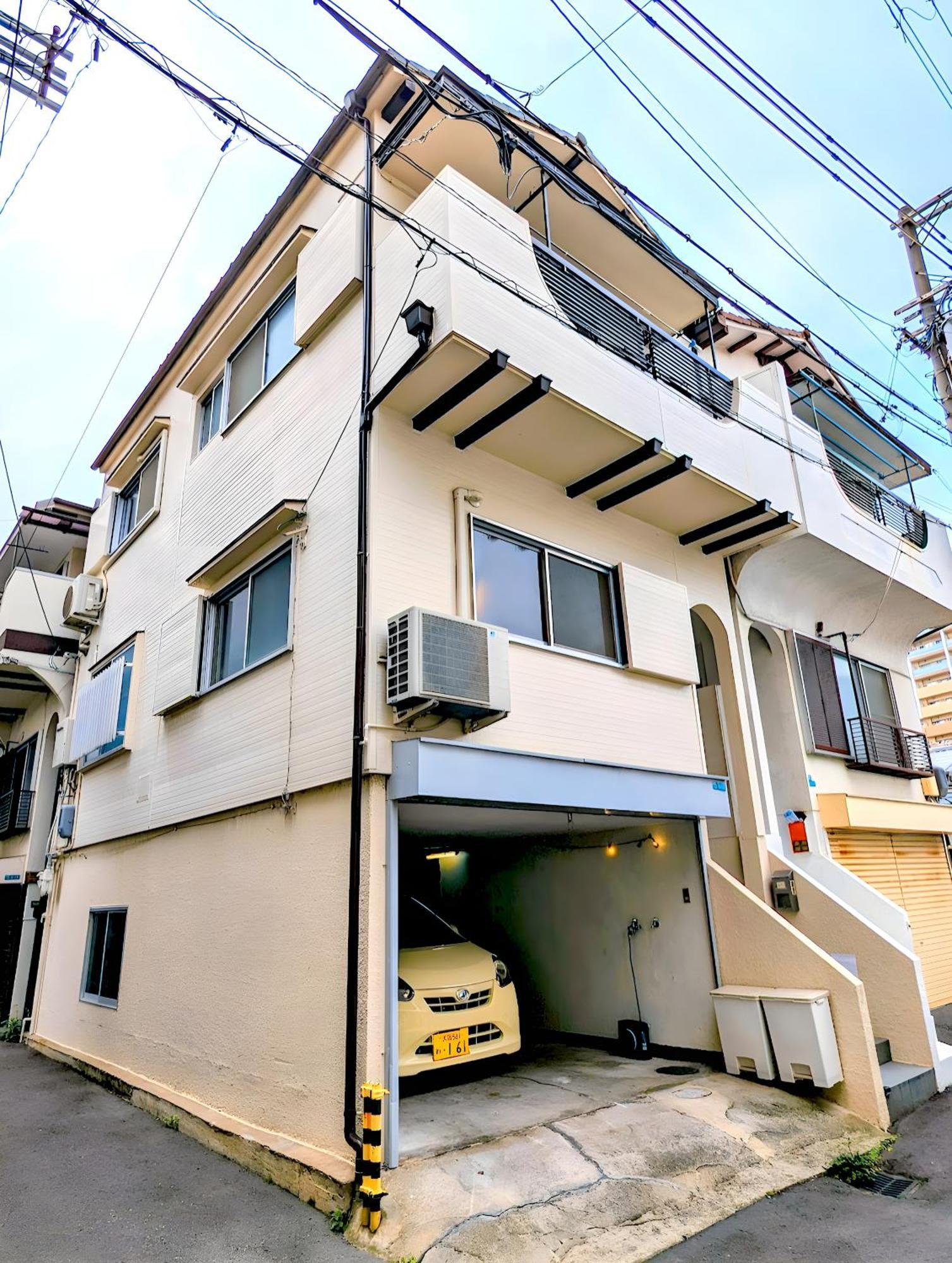 Tsukiyume Kan - House With Parking, 10Mins To Usj, Tennoji, Namba 오사카 외부 사진